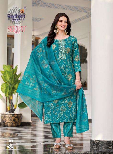 Radhika lifestyle seerat vol 14 Wholesale kurti suppliers in Jamnagar