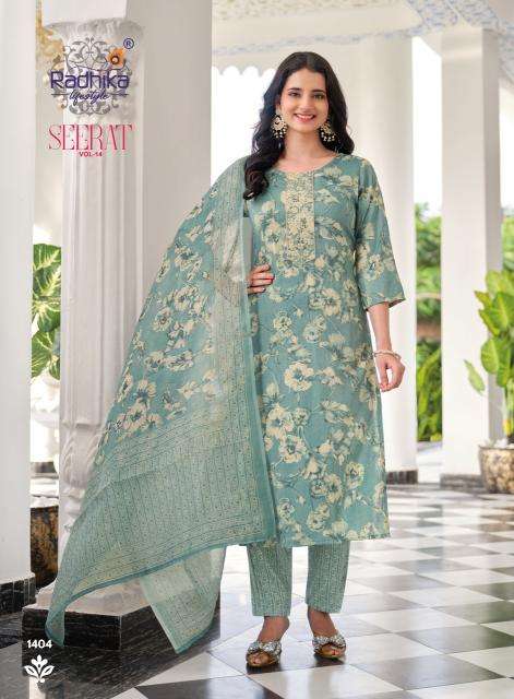 Radhika lifestyle seerat vol 14 Wholesale kurti suppliers in Jamnagar