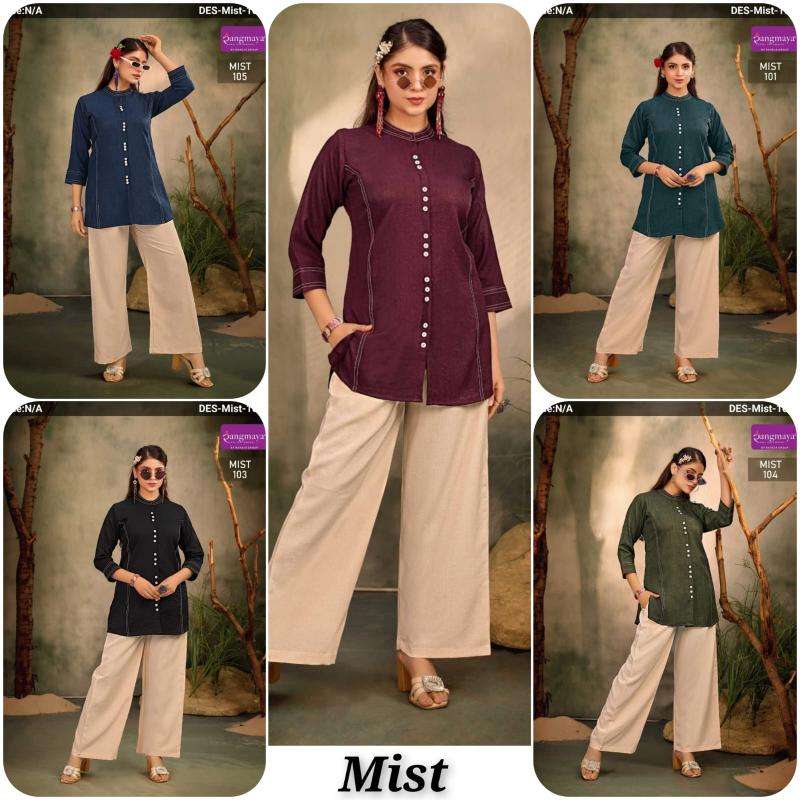 Rangmaya mist Kurti exporters in India