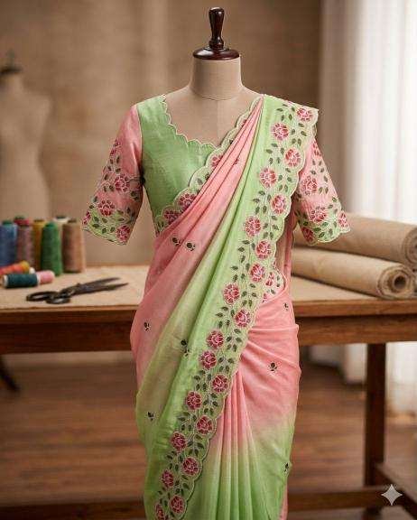 Svara flower Affordable sarees in Dahod market