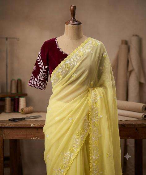 Svara georgette Wholesale saree manufacturers in Dahod