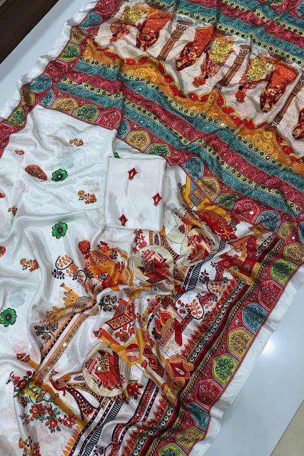 Svara mirror-2 Designer sarees wholesale in Mahisagar