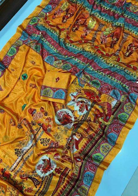 Svara mirror-2 Designer sarees wholesale in Mahisagar