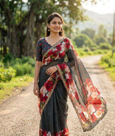 Svara Traditional sarees market in Bhruch