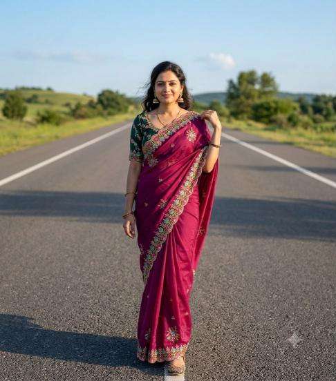 Svara VT~013 Bharuch saree market