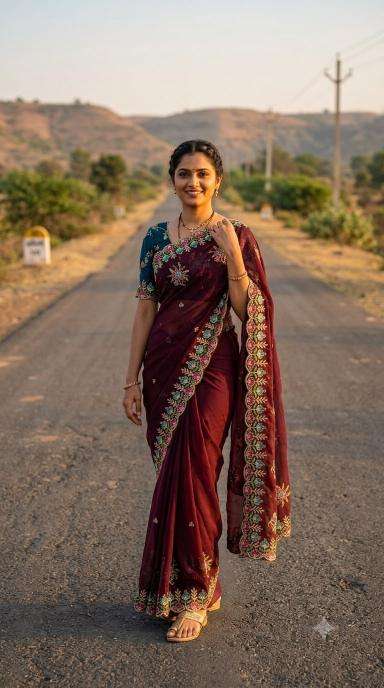 Svara VT~013 Bharuch saree market
