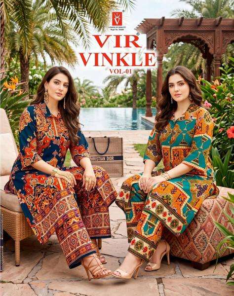 Taniksh vinkle vol 1 designer kurtis wholesale