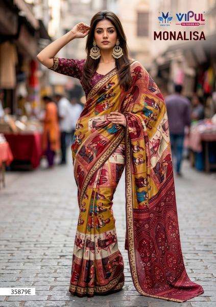 Vipul monalisa Wholesale saree market