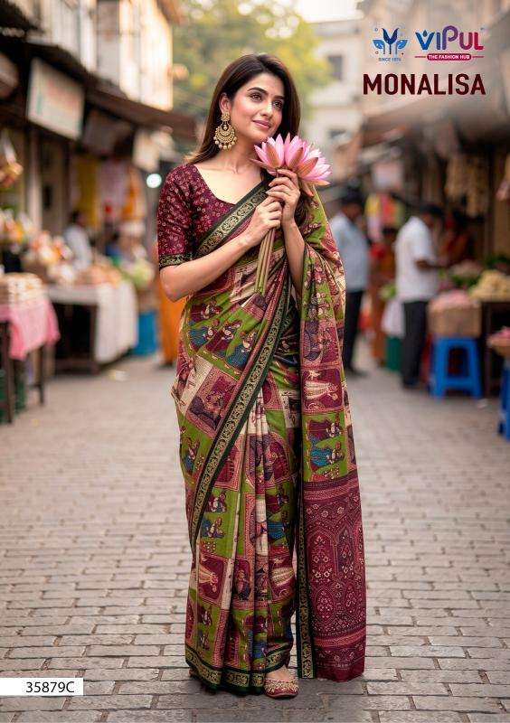 Vipul monalisa Wholesale saree market