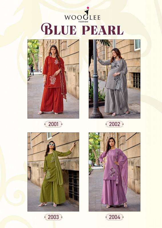 Wooglee blue pearl  Wholesale kurtis online