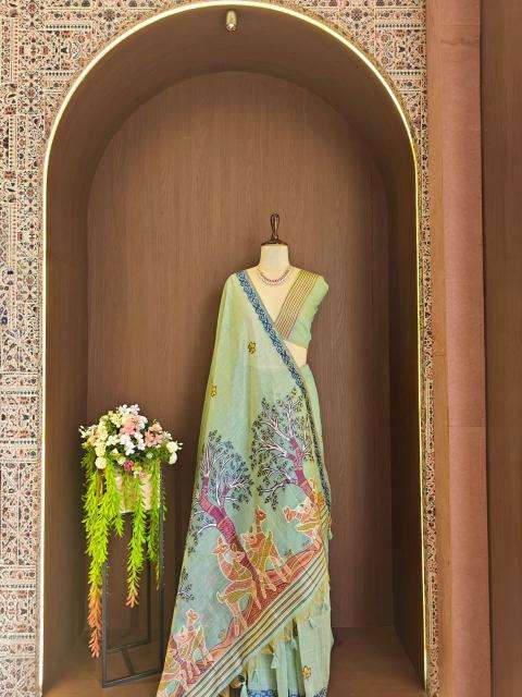 Akshara muga Narmada saree market online 
