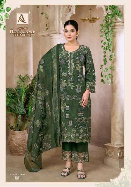 Alok suit floral forever-3 Wholesale dress suppliers in Navsari