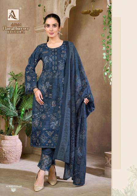 Alok suit floral forever-3 Wholesale dress suppliers in Navsari