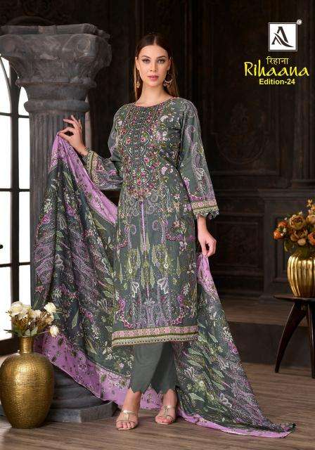 Alok suit rihaana-24 Wholesale dress material suppliers