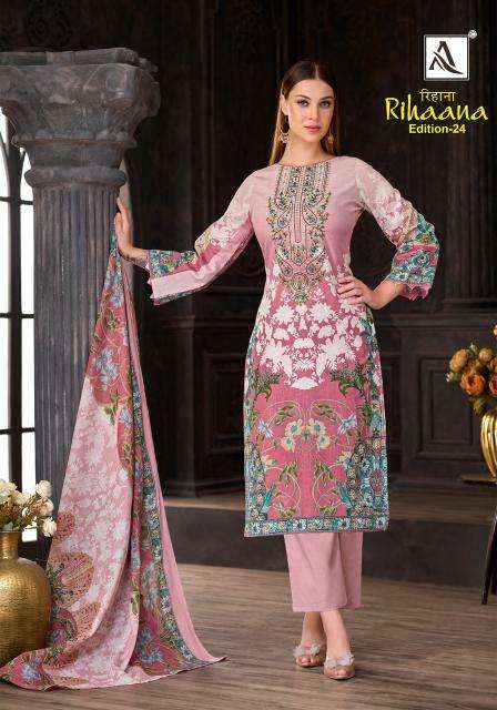 Alok suit rihaana-24 Wholesale dress material suppliers
