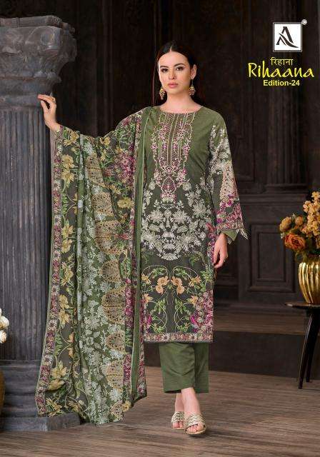 Alok suit rihaana-24 Wholesale dress material suppliers