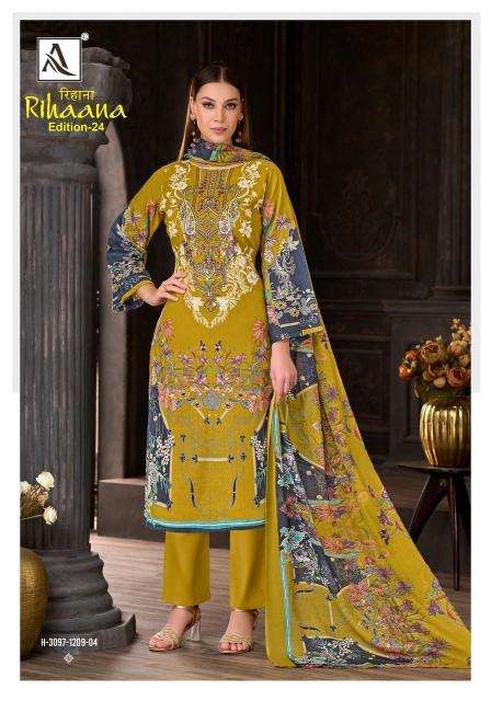 Alok suit rihaana-24 Wholesale dress material suppliers