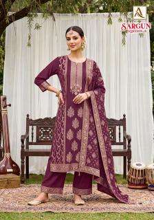 Alok suit sargun-8 Wholesale dress material suppliers