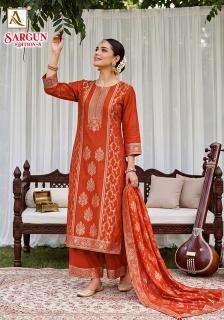 Alok suit sargun-8 Wholesale dress material suppliers
