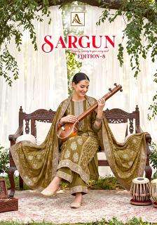 Alok suit sargun-8 Wholesale dress material suppliers