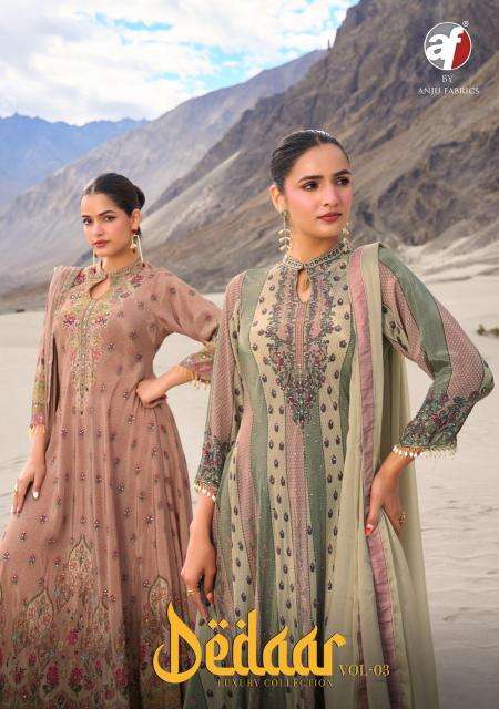 Anju fabrics deedar vol 3 Wholesale kurtis in Tapi