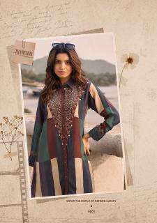 Anju fabrics fusion vol 6 Wholesale kurti suppliers in Bharuch