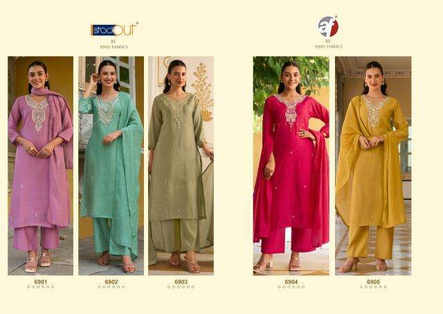 Anju fabrics mayra vol 9 Designer kurtis in Botad