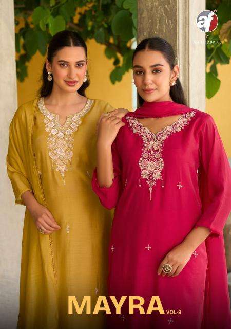 Anju fabrics mayra vol 9 Designer kurtis in Botad