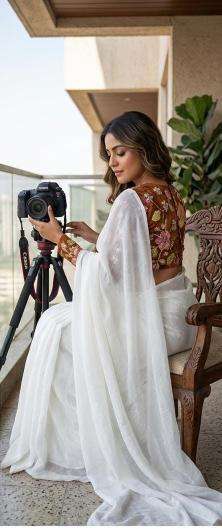 Astitva dual shaded Saree wholesale market in Ahmedabad