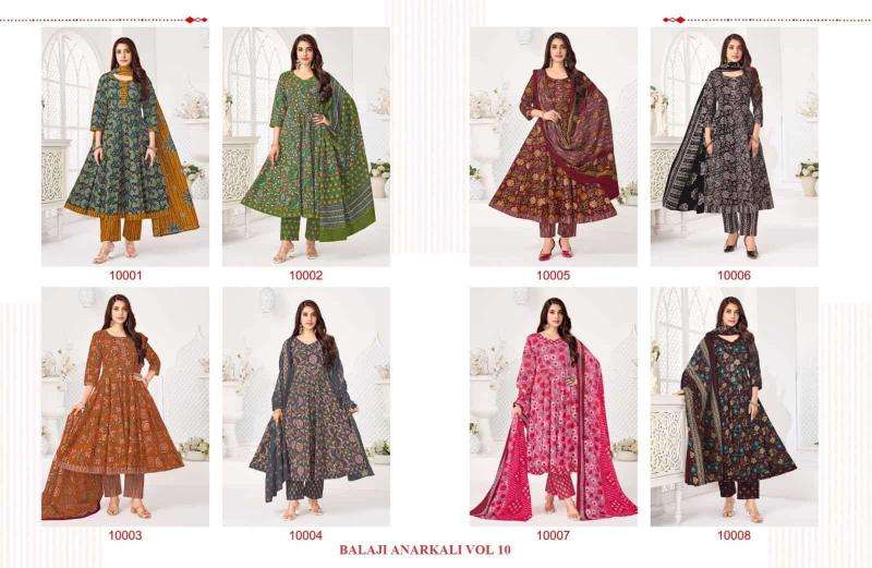 Balaji anarkali vol-10 Kurti distributors in Porbandar