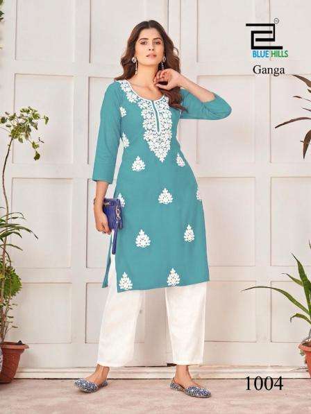 Blue hills ganga Wholesale kurti market