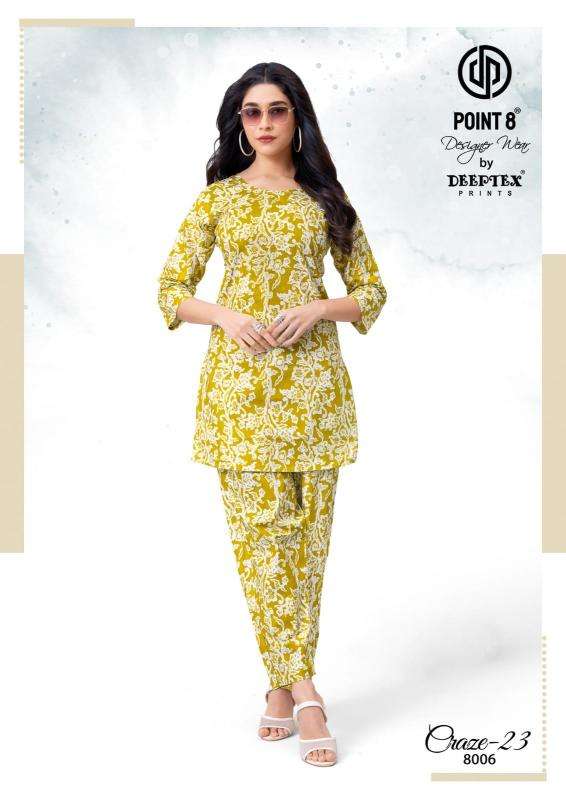 Deeptex craze vol-8  Ethnic wholesale kurtis in Aravalli