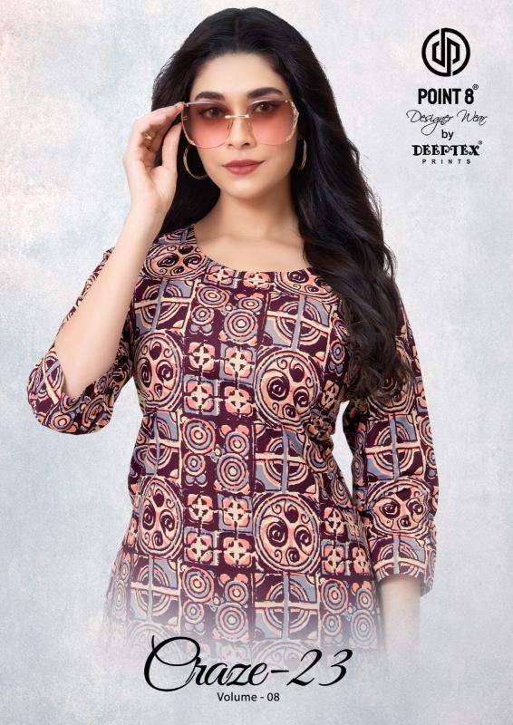 Deeptex craze vol-8  Ethnic wholesale kurtis in Aravalli