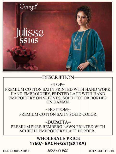 Ganga julisse 5015 Wholesale clothing market