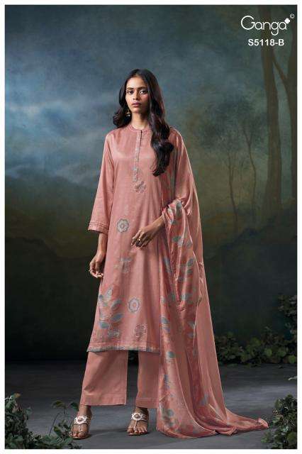 Ganga kritika 5118 dress material wholesale market