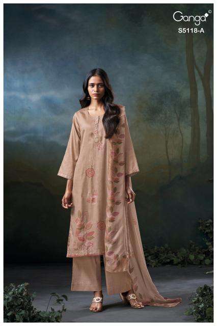 Ganga kritika 5118 dress material wholesale market