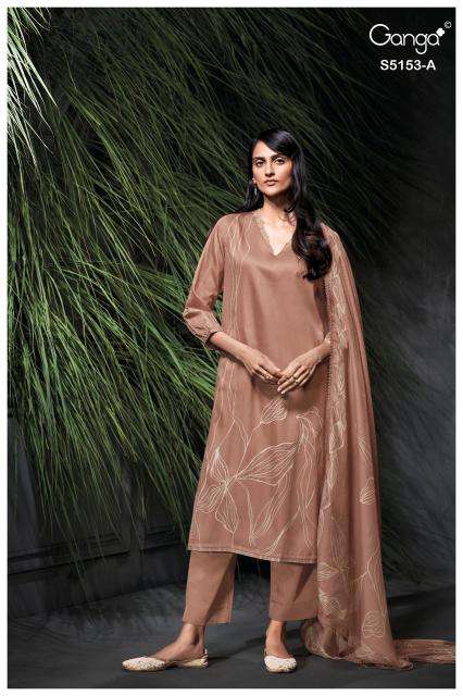Ganga nivya 5153 Wholesale dress material suppliers in Navsari