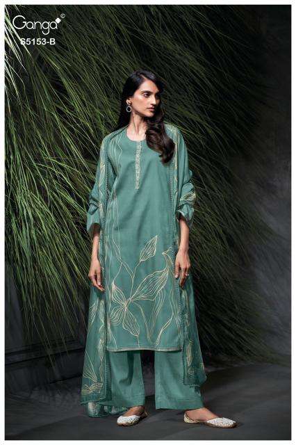 Ganga nivya 5153 Wholesale dress material suppliers in Navsari