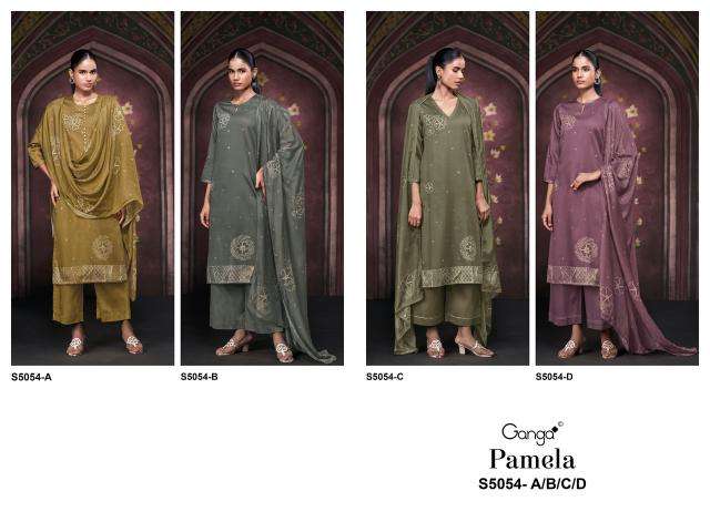 Ganga pamela 5054  Wholesale dress material suppliers
