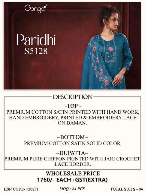 Ganga paridhi 5128 Wholesale dress material suppliers