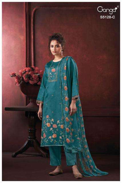 Ganga paridhi 5128 Wholesale dress material suppliers