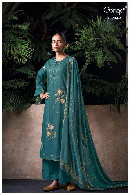 Ganga perina 5284 cheap dress materials in Sabarkantha