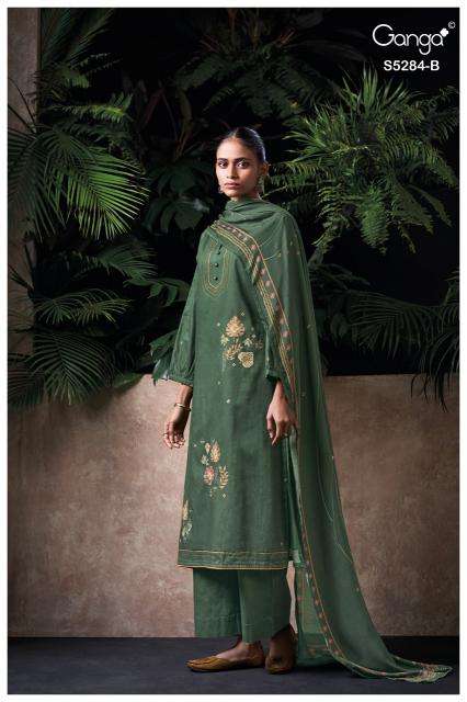 Ganga perina 5284 cheap dress materials in Sabarkantha