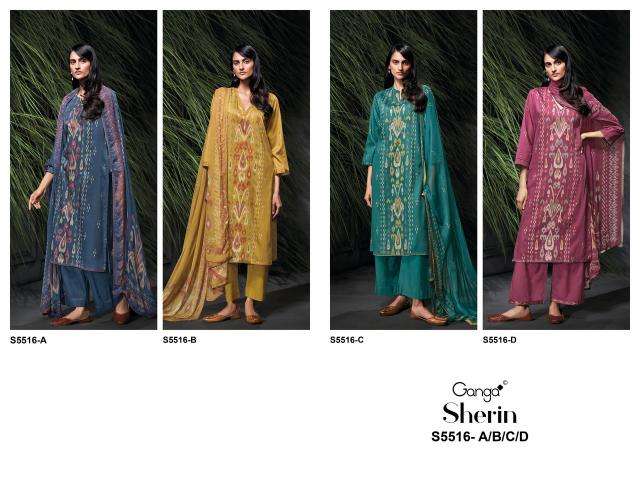 Ganga sherin 5516 Wholesale clothing market in Chhota Udaipur