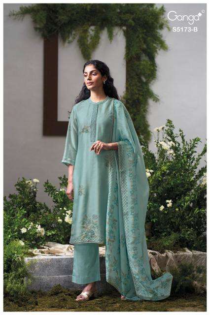 Ganga shivali 5173  Dress material suppliers in Panchmahal