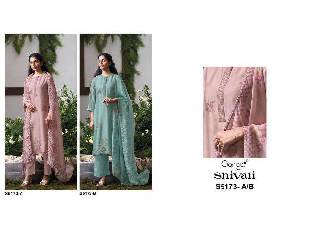 Ganga shivali 5173  Dress material suppliers in Panchmahal