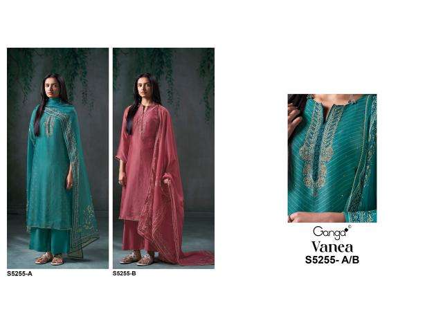 Ganga vanea 5255 Fabric wholesalers Porbandar