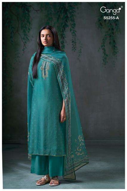 Ganga vanea 5255 Fabric wholesalers Porbandar