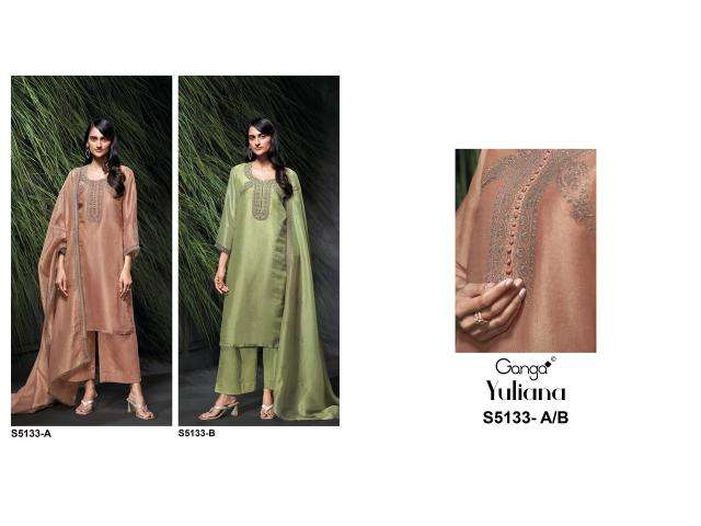  Ganga yuliana 5133  Wholesale dress market in Anand