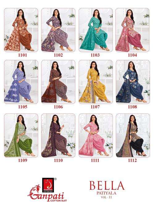 Ganpati bella patiyala vol-11 Kurti manufacturers in Bhavnagar